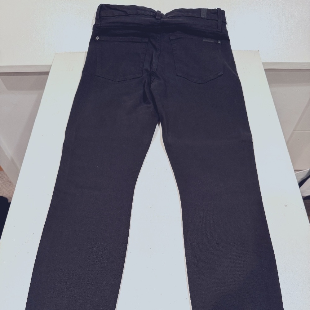 7 For All Mankind Black Skinny Jeans Size 27